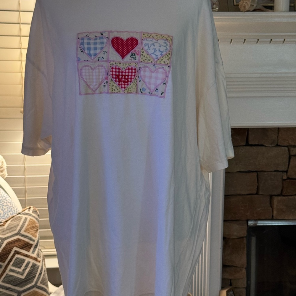 Victoria’s Secret Heart Patchwork nightshirt
